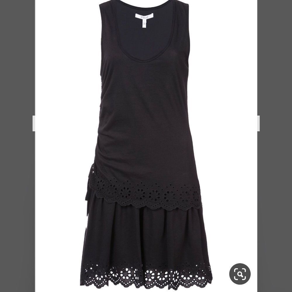 Derek Lam 10 Crosby sundress NWT sleeveless tiered dress black in medium